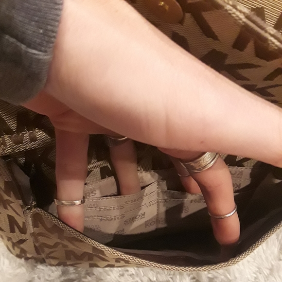 Michael Kors East West Monogrammed Voyager Tote - Picture 13 of 13